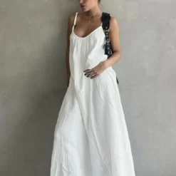 Bornladies Camisole Dress 2026 Spring and Summer New Style Women Loose Texture A-line Long Vacation Dress